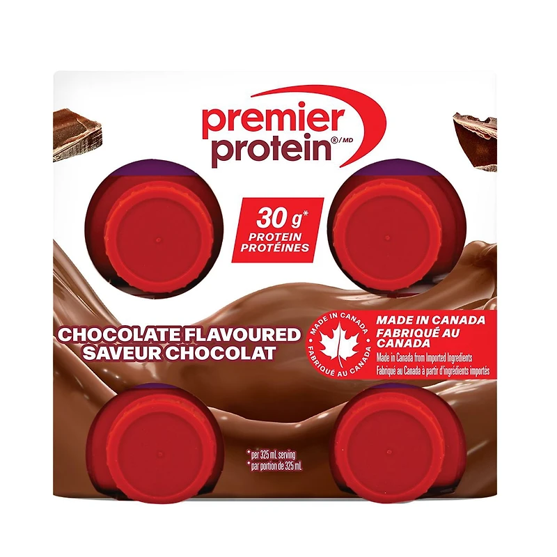 Frappé hyperprotéiné prêt à boire Premier Protein au chocolat, 4 unités