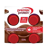 Frappé hyperprotéiné prêt à boire Premier Protein au chocolat, 4 unités