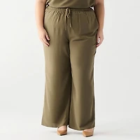 DV Wide leg pant with drawstring waistband