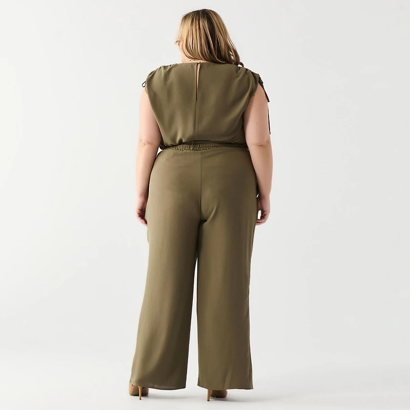 DV Wide leg pant with drawstring waistband