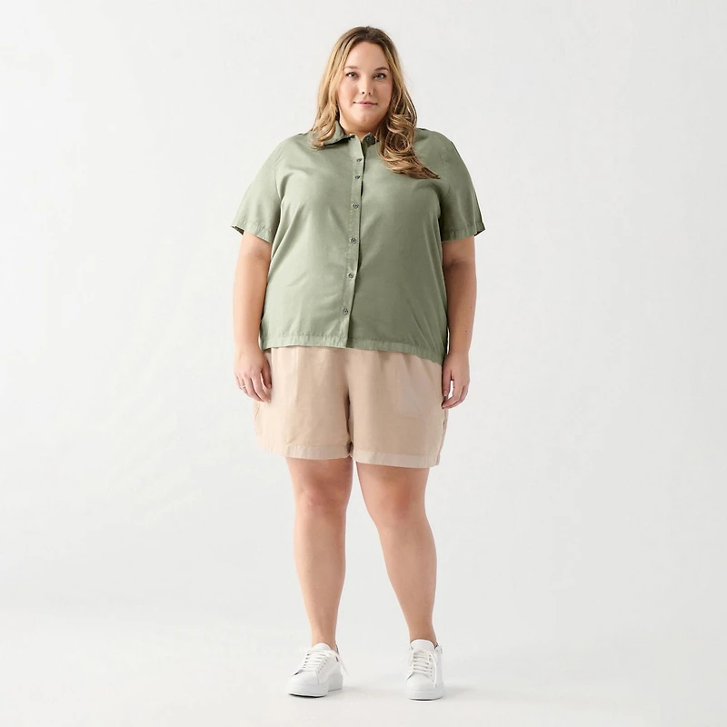 DV S/S collared button up shirt