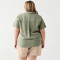 DV S/S collared button up shirt