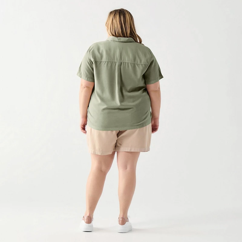 DV S/S collared button up shirt