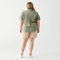 DV S/S collared button up shirt