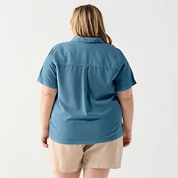 DV S/S collared button up shirt