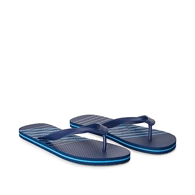 Tongs Stripe Time and Tru pour hommes