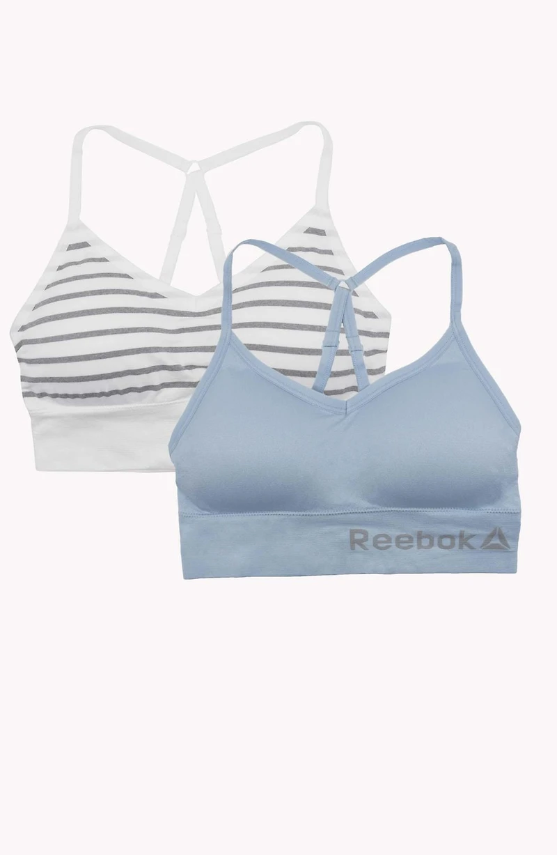 Paq. de 2 bustiers longs sans coutures Reebok pour dames