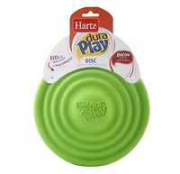 Hartz Dura Play Bacon Scented Squeak Disc Jouets pour chien pour toutes les tailles de chien