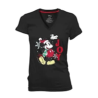 Disney Mickey with Joy Girls short Sleeves Tee
