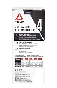 Reebok Ladies' 4 Pack Seamless Bikinis