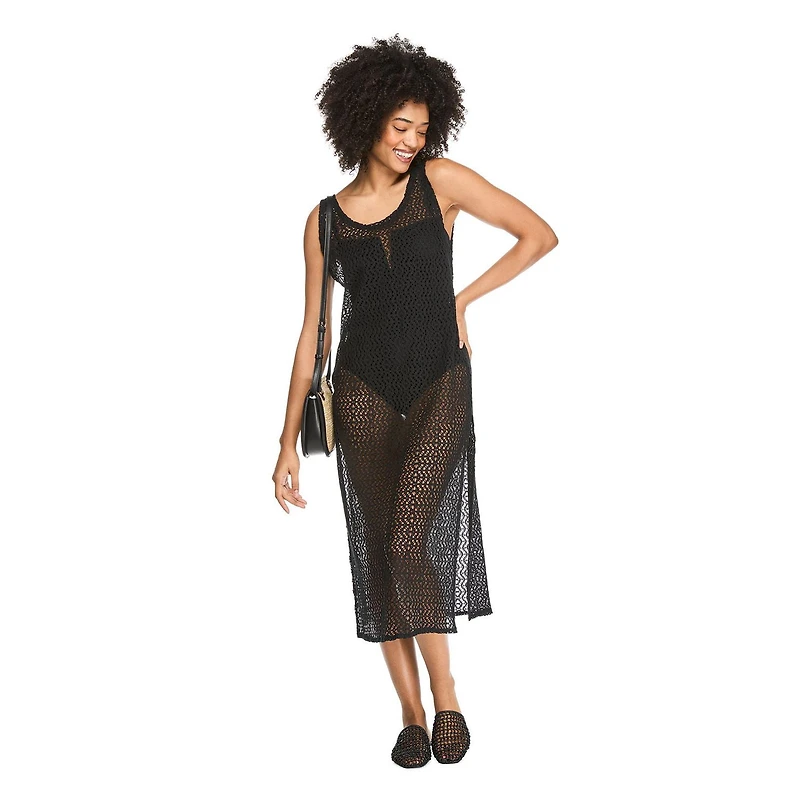 George Women's Crochet Dress Cover-Up