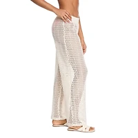 Pantalon couvre-maillot à jambe large George pour femmes