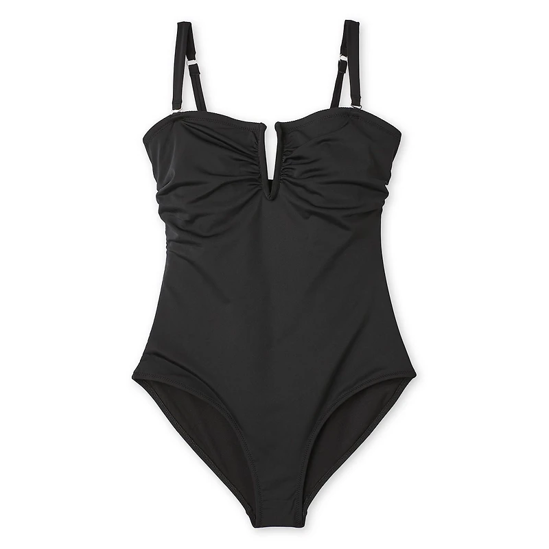 George Women's V-Wire One Piece Swimsuit