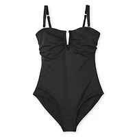 George Women's V-Wire One Piece Swimsuit