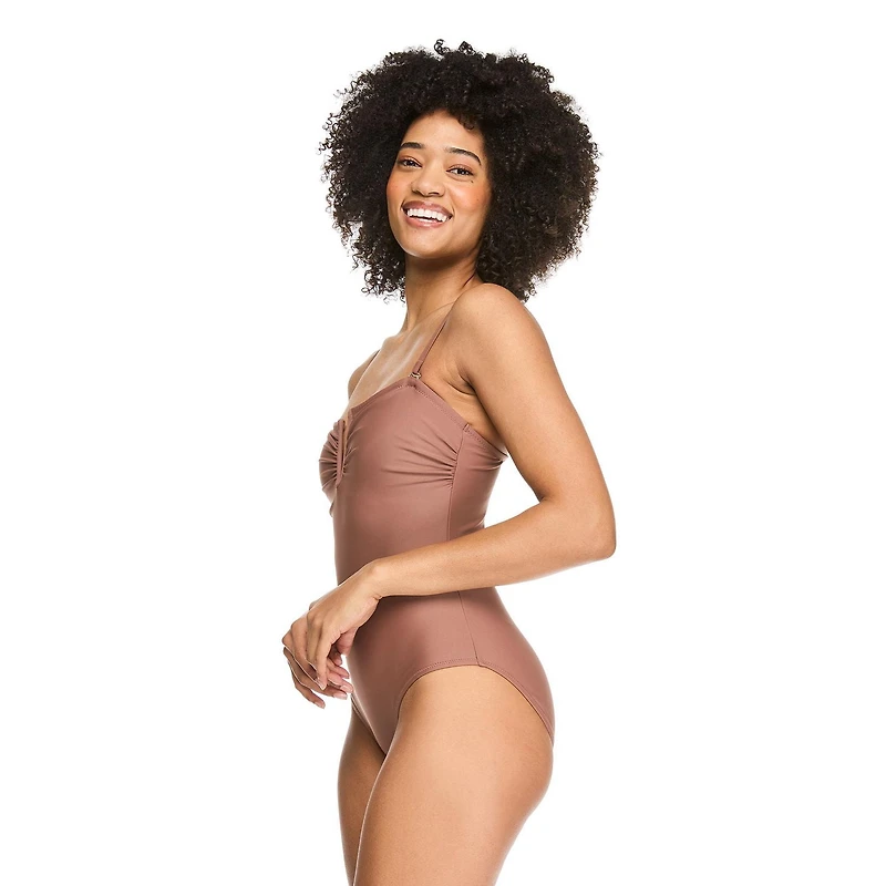 George Women's V-Wire One Piece Swimsuit