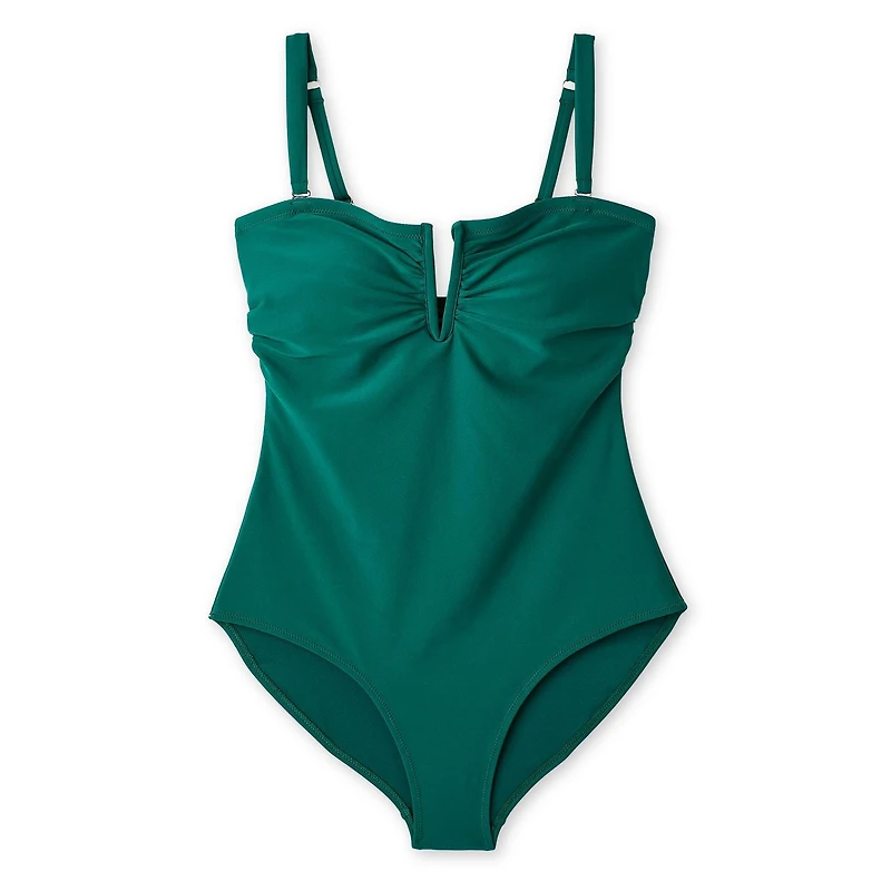 George Women's V-Wire One Piece Swimsuit