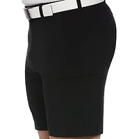 PGA Tour Course Essentials Men's 8" Flat Front Short with Active Waistband & Media Pocket