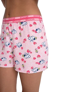 Ensemble pyjama 3 pièces pour femmes Peanuts