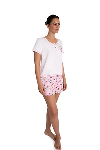 Ensemble pyjama 3 pièces pour femmes Peanuts