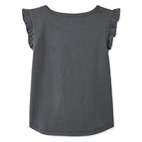 George Toddler Girls' Flutter-Sleeve Top
