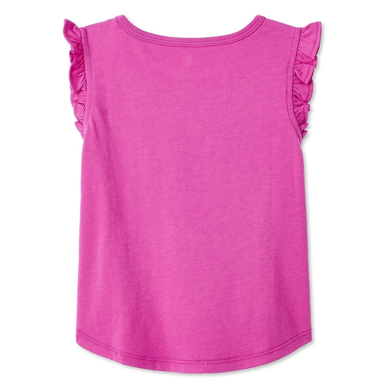 George Toddler Girls' Flutter-Sleeve Top