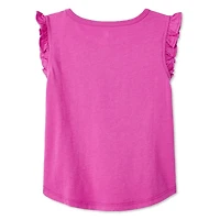 George Toddler Girls' Flutter-Sleeve Top