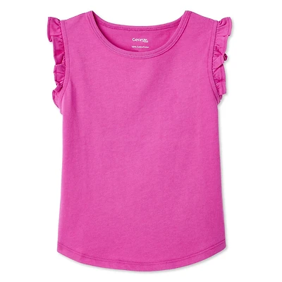 George Toddler Girls' Flutter-Sleeve Top