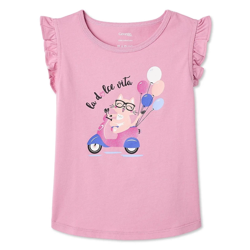 Haut à manches évasées George pour petites filles