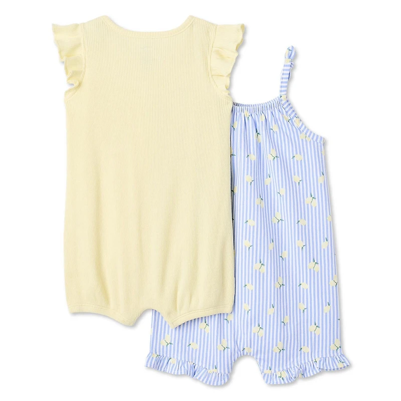 Lot de 2 barboteuses George pour bébés filles