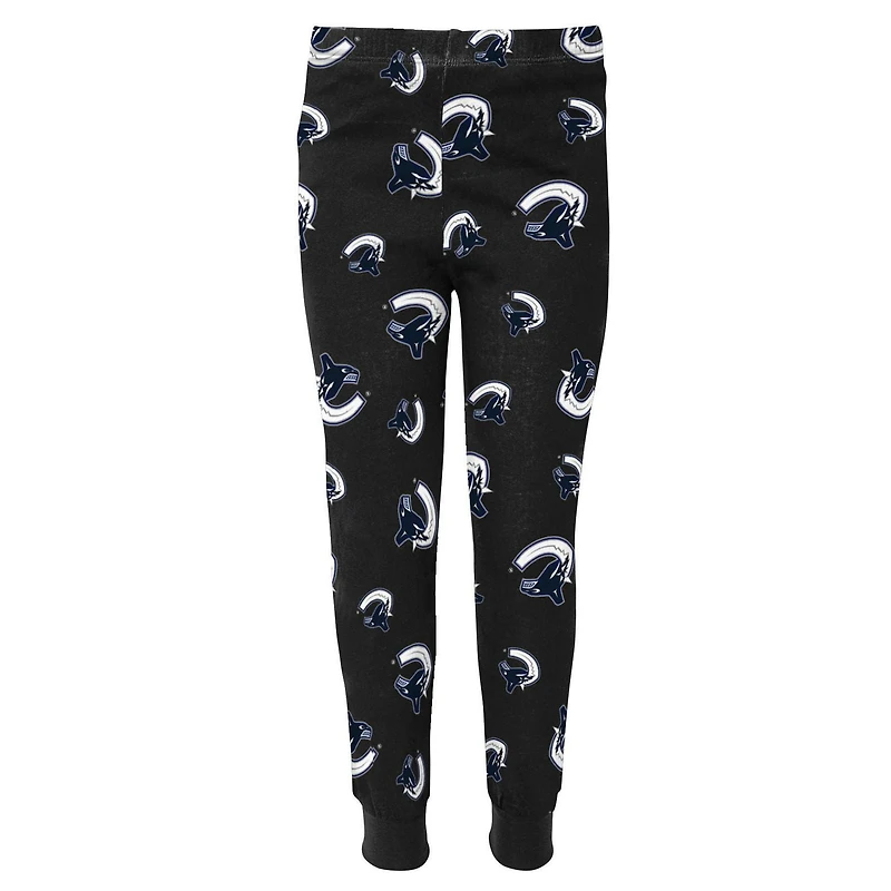 Boys Two Piece Pajama Set, Canucks