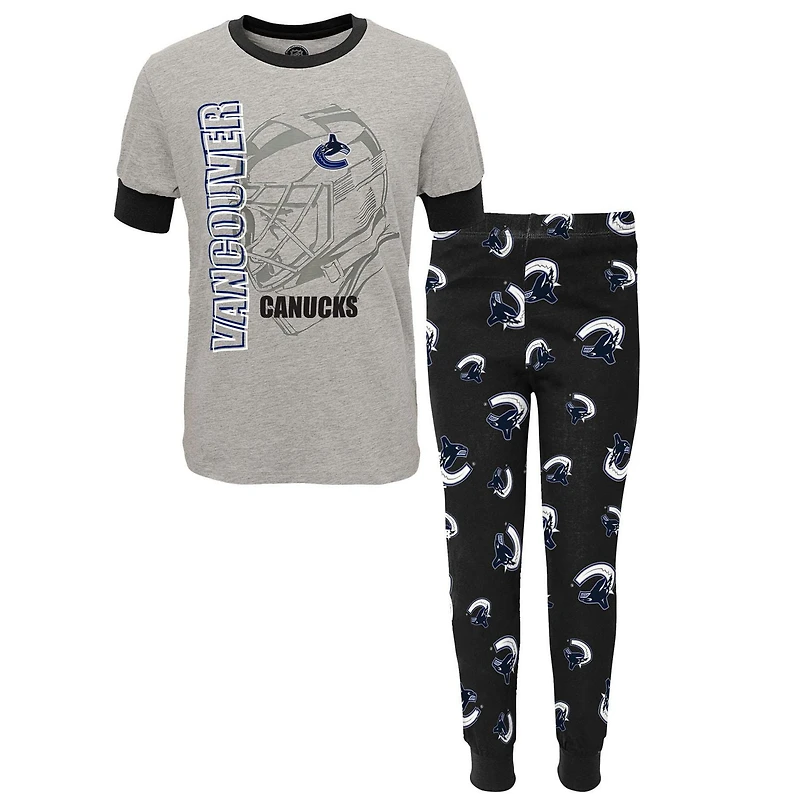 Boys Two Piece Pajama Set, Canucks
