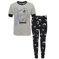 Boys Two Piece Pajama Set, Canucks