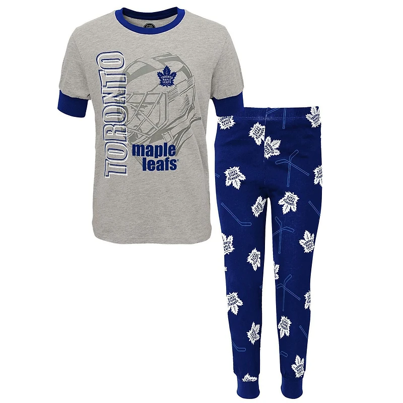 Boys Two Piece Pajama Set, Maple Leafs
