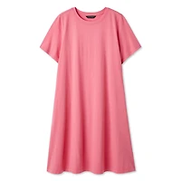 Lane Bryant Women's Plus Crew-Neck T-Shirt Dress