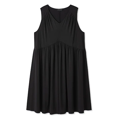 Lane Bryant Women's Plus V-Neck Swing Dress