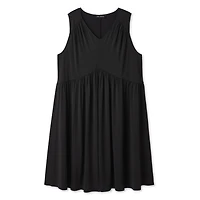 Lane Bryant Women's Plus V-Neck Swing Dress