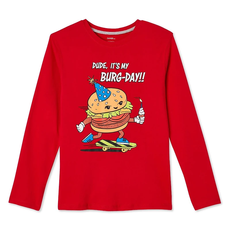 George Boys' Long Sleeve Graphic Tee