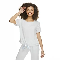 George Women's Tie-Front Pajama Top