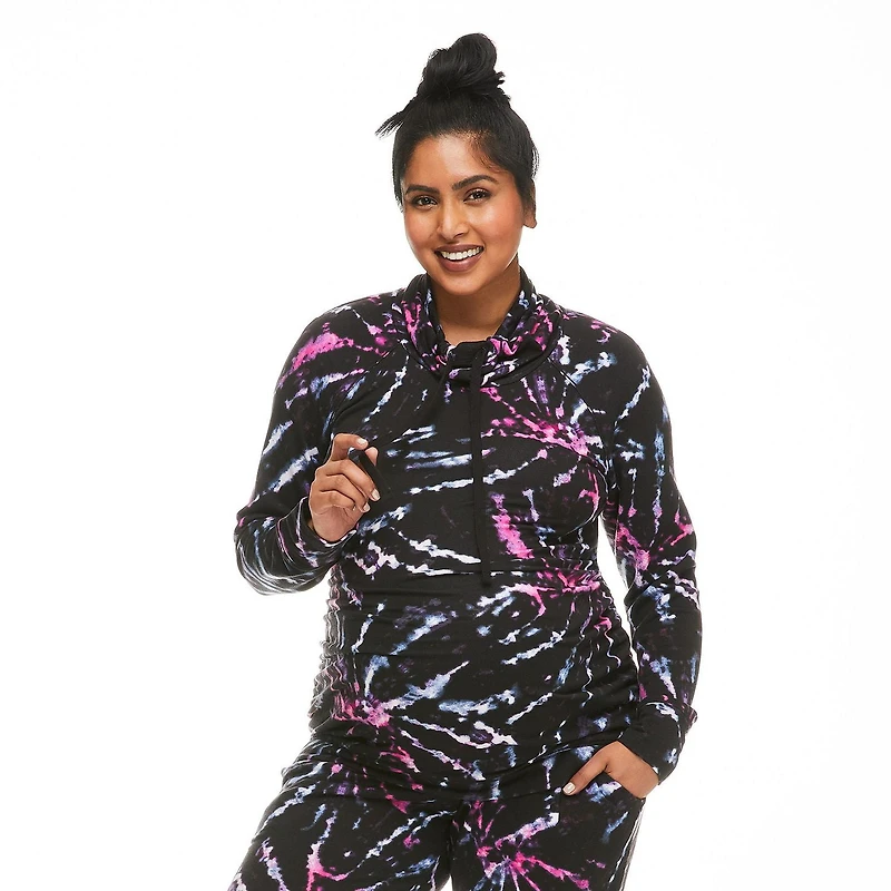 Coton ouaté avec col bénitier Paisley Sky Maternit