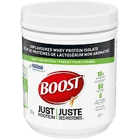 BOOST JUST PROTEIN Unflavoured Instant Whey Protein Isolate Powder 227 g