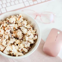 Sweet Chaos Drizzled Popcorn - Black and White, SC Blk White Drizzled Popcorn