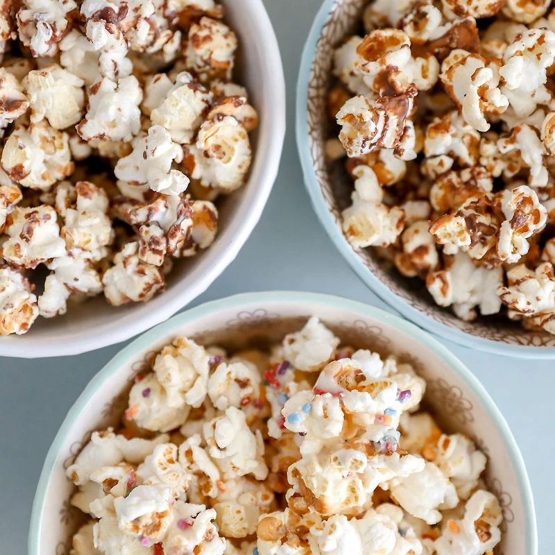 Sweet Chaos Drizzled Popcorn - Black and White, SC Blk White Drizzled Popcorn