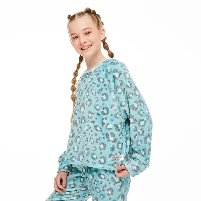 Pyjama 2 pièces en peluche Justice pour filles