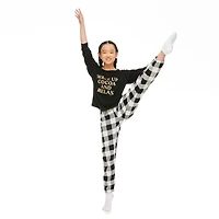 Justice Girls' Velour Fleece Pajamas 2-Piece Set