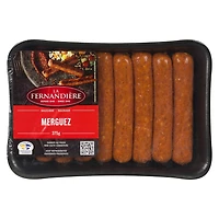 Saucisses à dîner de porc Merguez frais La Fernandière Saucisses européennes 375g