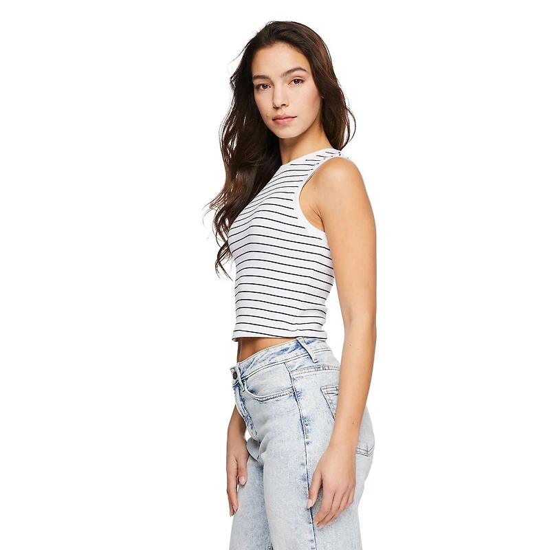 Débardeur côtelé No Boundaries pour femmes