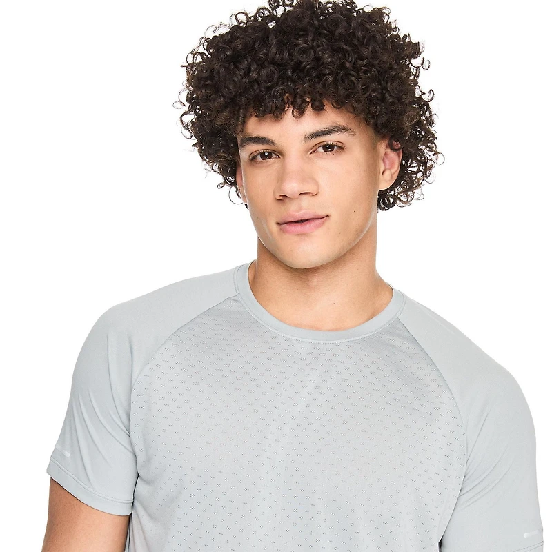 T-shirt perforé pour le court Athletic Works hommes