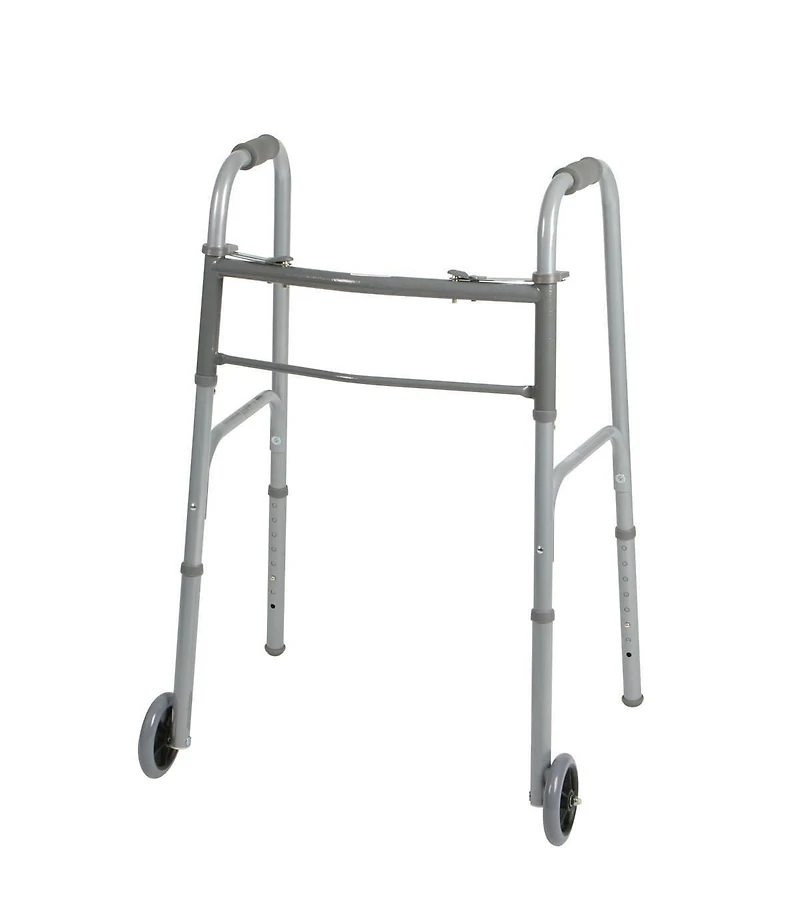 Medline Two-Button Folding Walker