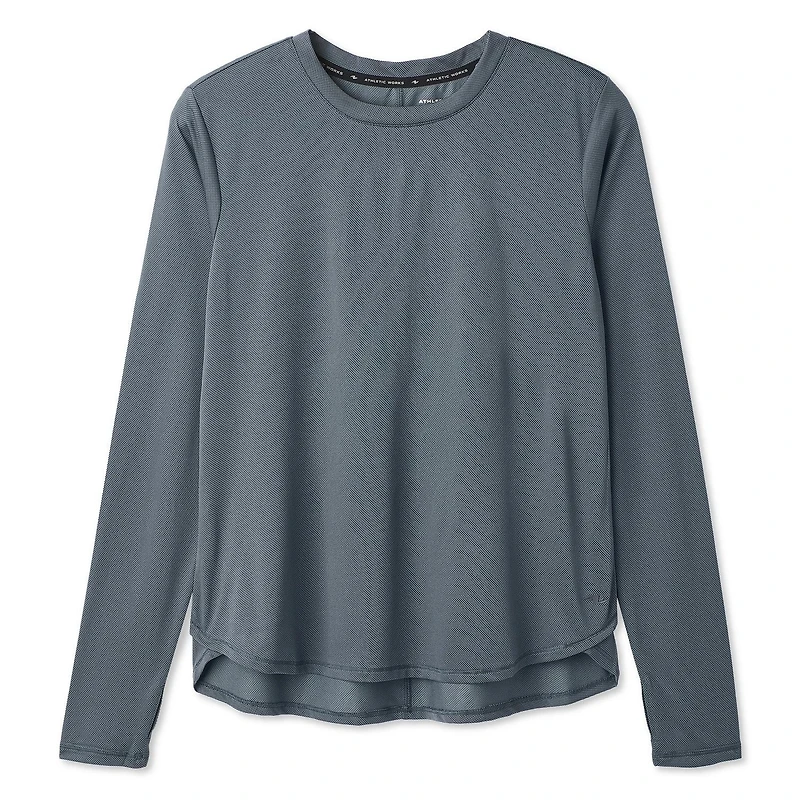 T-shirt à manches longues Athletic Works pour femmes