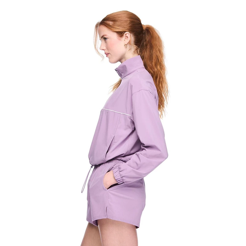 Anorak avec demi-fermeture éclair Athletic Works pour femmes